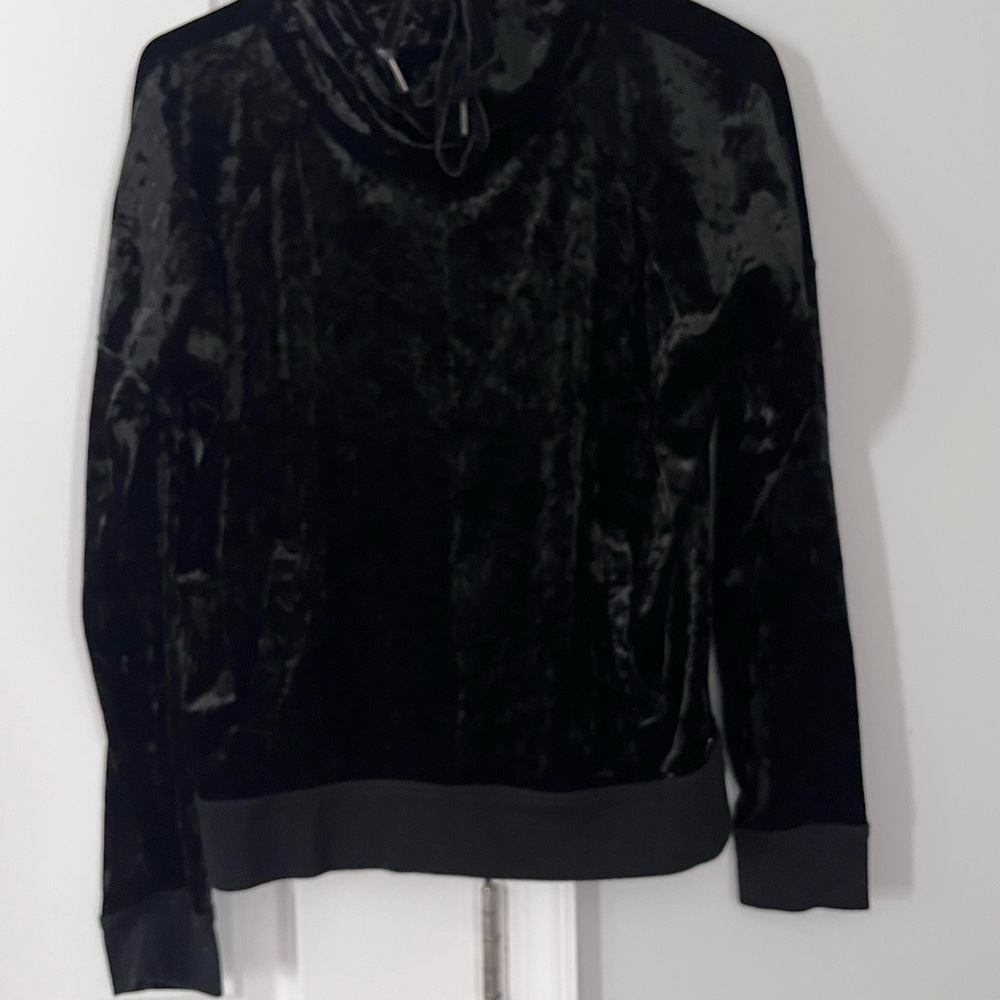 Betsey Johnson Black Velour Set